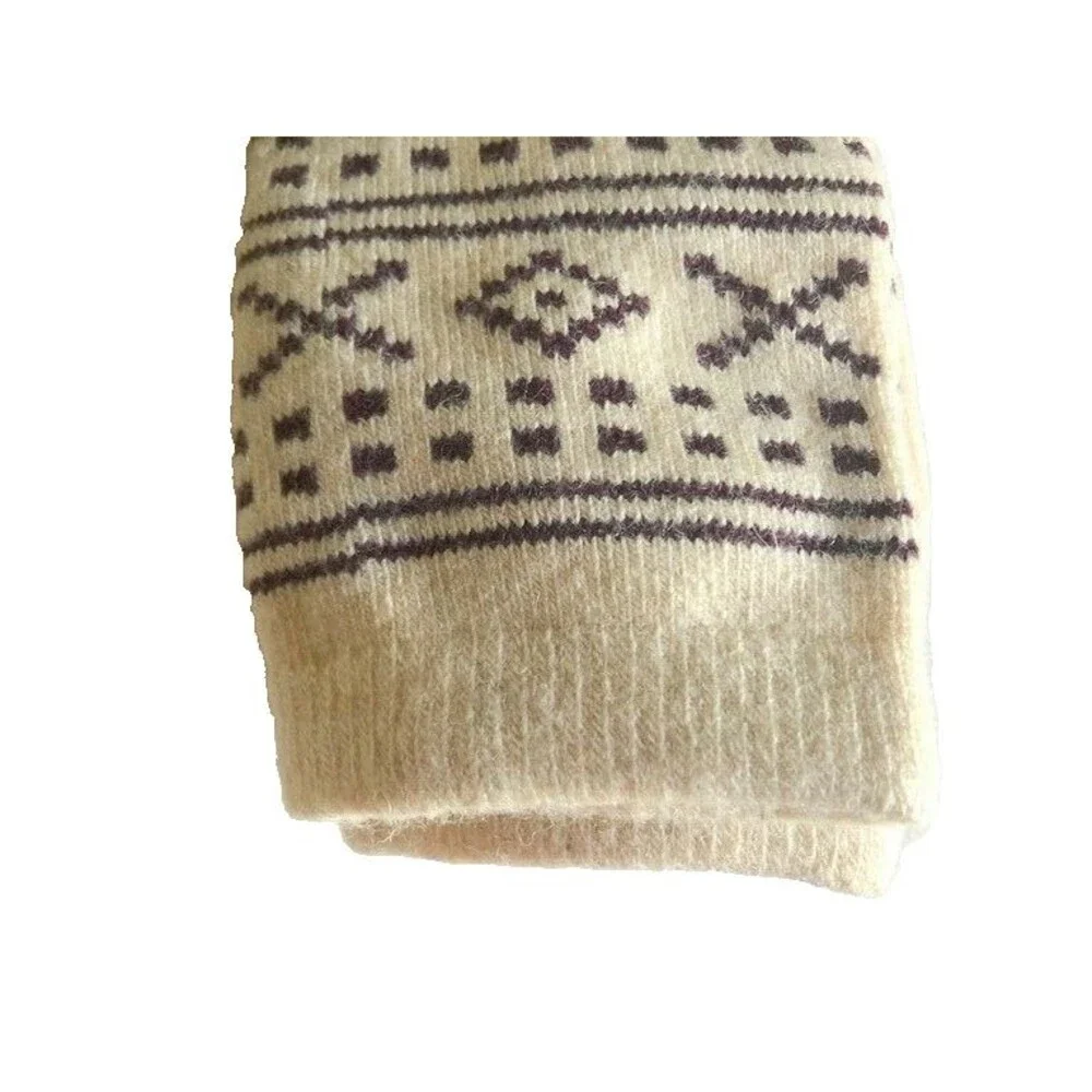 Luxe Cashmere Blend Wool Ladies Socks Stocking Stuffer Pink Maroon 2 Pair